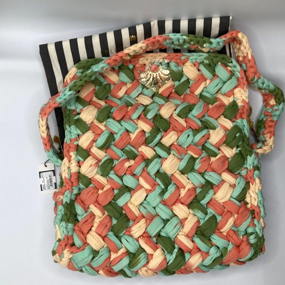 NWT Lele Sadoughi Braided Lyle Bag - Picture 3 of 7